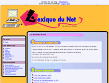Tablet Screenshot of lexique-du-net.com